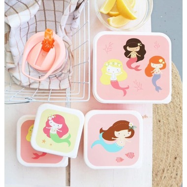 ALLC Lunch Box Mermaids SBSEME40 pink 18x6x12cm