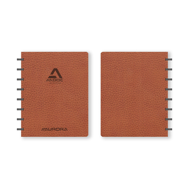 ADOC cartella ad anelli BUSINESS A5 3055.301 marrone, a scacchi 144 pagine