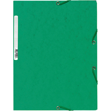 EXACOMPTA Cartellina con elastico A4 55503E verde