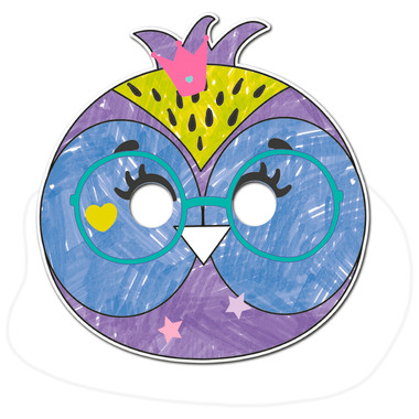 I AM CREATIVE Masques 4220.1 animaux, autocollants