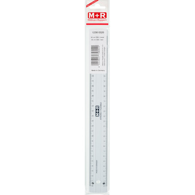 M+R Righello 30cm 712300320 trasparente