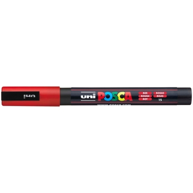 UNI-BALL Posca Marker 0,9-1,3mm PC-3M RED rosso