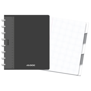 ADOC Ringbuch Pap-Ex A5 4845.607 kariert 72 Blatt