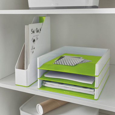 LEITZ Set tiroires WOW A4 5361-10-54 blanc/vert