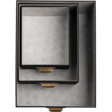 EXACOMPTA Ablagebox OfficeByMe 79601E schwarz 3er-Set