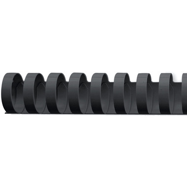 GBC Dorsini rilegafogli 19mm A4 4028601 nero, 21 anelli 100 pezzi