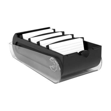 BIELLA Karteikartenbox Bunny A8 20885102U schwarz 10x6.2x19.5cm