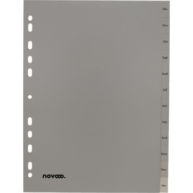 NOVOOO Register PP A4 40954 grau Déc-Jan FR