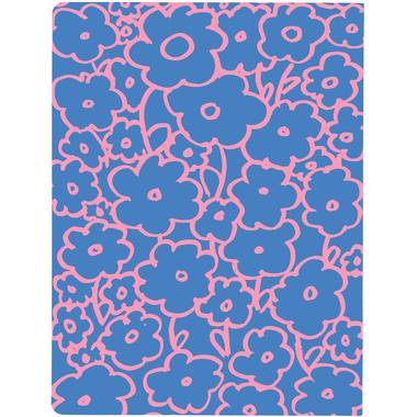 NUUNA Cahier de notes Graphic L 55768 FLOWER POWER 256 pages