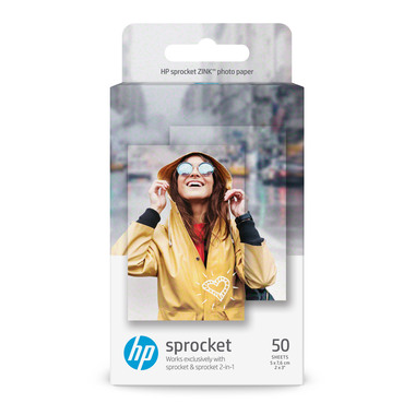 HP ZINK Photo Paper 5x7,6 cm HPIZ2X350 Sticky-Backed 50 fogli