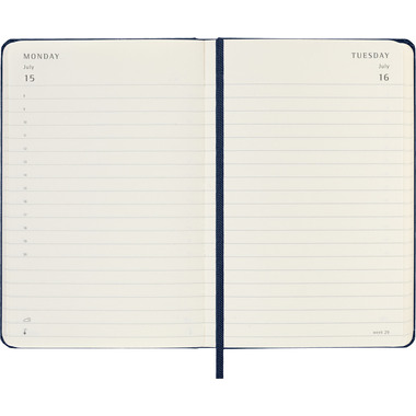 MOLESKINE Agenda Classic Pocket 2025 056999270186 1T/1S saphir HC 9x14cm