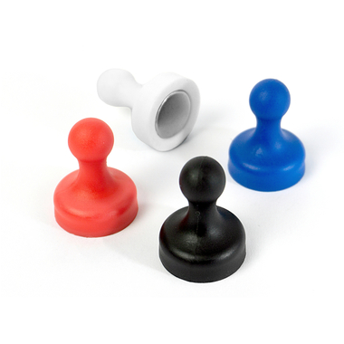 TRENDFORM Magnete GRIP MM2050 4er Set, 4 Farben