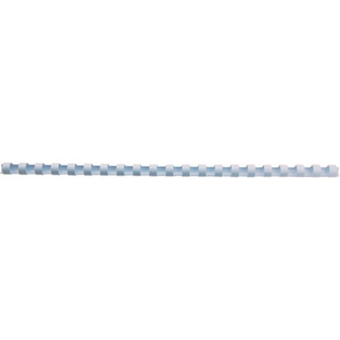 GBC Plastikbindrücken 8mm A4 4028194 weiss, 21 Ringe 100 Stück