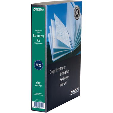 SUCCES Agenda A5 2025 847002000025 1J/1P rempl.compl. 14.8x21cm