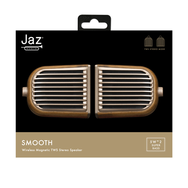 Speaker stereo da 10W di potenza con tecnologia wireless V5.0, dotato di porta AUX, slot per Micro SD e aggancio magnetico dei due altoparlanti