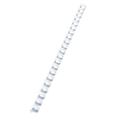 GBC Dorsini rilegafogli 12mm A4 4028197 bianco, 21 anelli 100 pezzi