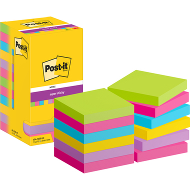 POST-IT Notes Poptimistic 51x38mm 653-12-POP 4-couleurs 12x100 feuilles