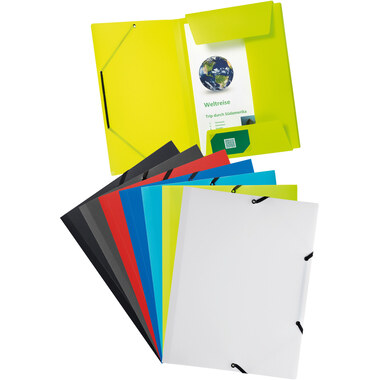 KOLMA Gummizugmappe Penda A4 11.067.16 opak weiss