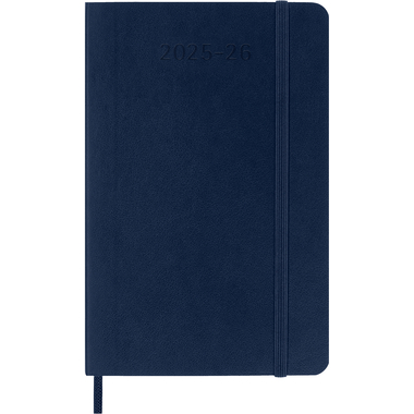 MOLESKINE Agenda settimanale note 25/26 8056999275464 18M foderato SC saphir 9x14cm