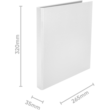 BIELLA Ringbuch Ringo-Plast 3.5cm 43444201U 4 Ringe weiss A4+