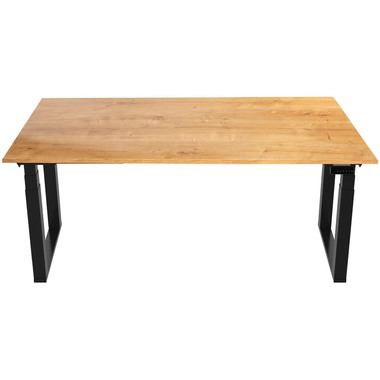 CONTINI Table de bureau 160x80cm 109450 chêne/noir, ET223Q