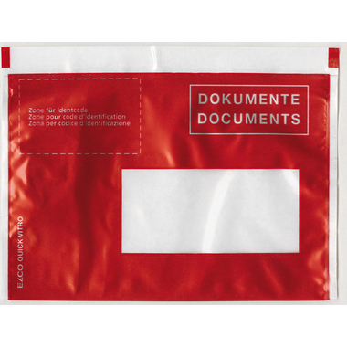 ELCO Pochette Quick Vitro C6 29003.80 rouge 250 pcs.