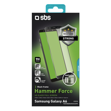 Film protecteur et applicateur sur Samsung Galaxy A6