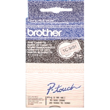 PTOUCH Band, lam. schwarz/klar-matt TC-M91 PT-3000 9 mm