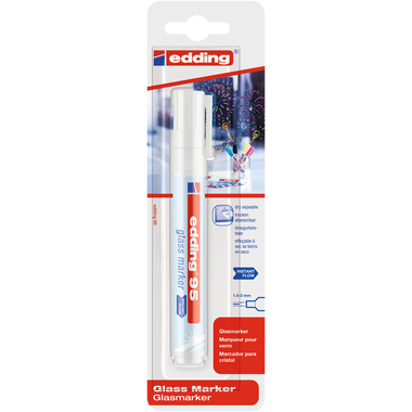 EDDING marqueur de verre 95 95-Bli-049 blanc