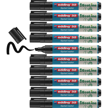 EDDING Flipchart Marker 32 1-5mm 32-1 schwarz