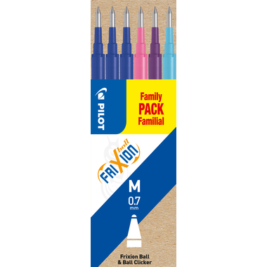 PILOT FriXion Refill -Minen 0,7mm BLSFR7S63 6 Stück