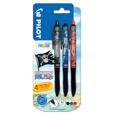 PILOT Frixion Plus+ OnePiece 0.7mm 150.330.96BL nero, rosso, blu 3 pezzi