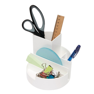 MAUL Stifteköcher Recycle 6.35 6 Fächer, weiss