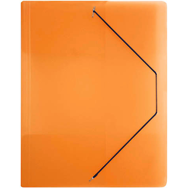 BÜROLINE Pochette à élastique A4 614530 orange, plastique