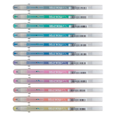 SAKURA Gelly Roll 0.5mm POXPGBSTA12 Startdust Glitter ass. 12 Stk.