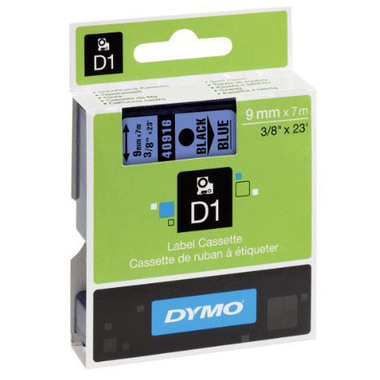 DYMO Nastro D1 nero/blu S0720710 9mm/7m