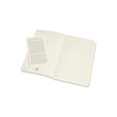 MOLESKINE Notizheft 2x 21x13cm 620527 liniert, korall/marine, 96 S.
