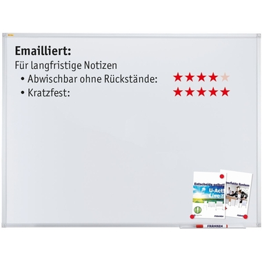 FRANKEN Tableau blanc SC3207 X-tra!Line émaillé 90x180cm