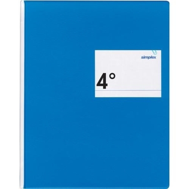 SIMPLEX Geschäftsbuch 17,5x22cm 17445 blau 40 Blatt
