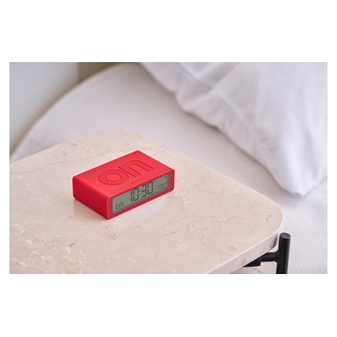 Lexon Sveglia Digitale Flip Mini Rossa