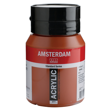 AMSTERDAM Colore acrilici 500ml 17724112 siena 411