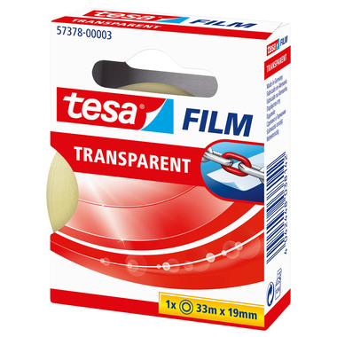 TESA tesafilm 19mmx33m 573780000 Refill trasparente