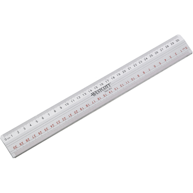 WESTCOTT Schneidelineal 30cm E-10112 00 Alu
