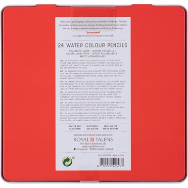 BRUYNZEEL Acqerello Expression 60313024 24 colori scatola di metallo