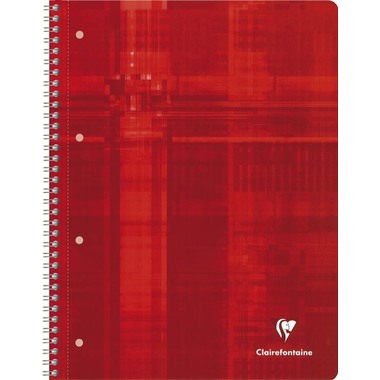 CLAIREFONTAINE Carnet spirale Studium A4 8256 ligné, ass. 80 feuilles