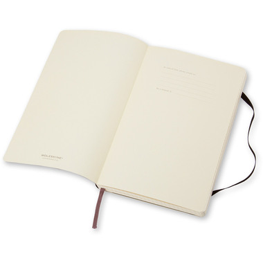 MOLESKINE Carnet Soft A5 718-6 quadrillé noir