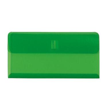 BIELLA Clip transperant 273602.30 green, bag with 25 pcs.