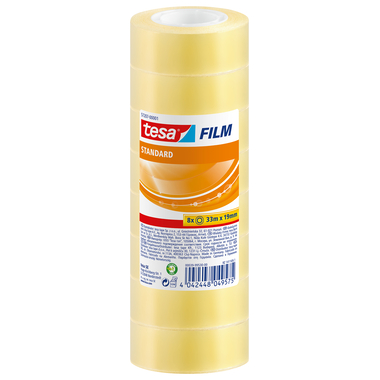 TESA Klebeband stand.Box 33mx19mm 572070000 8 pezzi