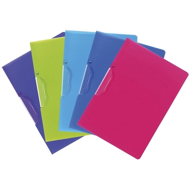 EXACOMPTA Klemmmappe A4 47700E Clip farbig ass. 5er Set