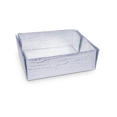 Isolationseinlage für nassfeste Lebensmittelboxen aus Karton 375x407x132mm